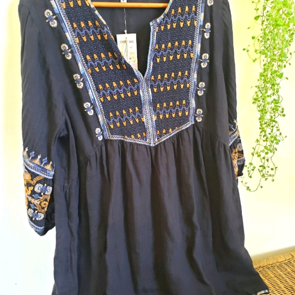 JOHNNY WAS NWT Amika Paris Tunic Dress